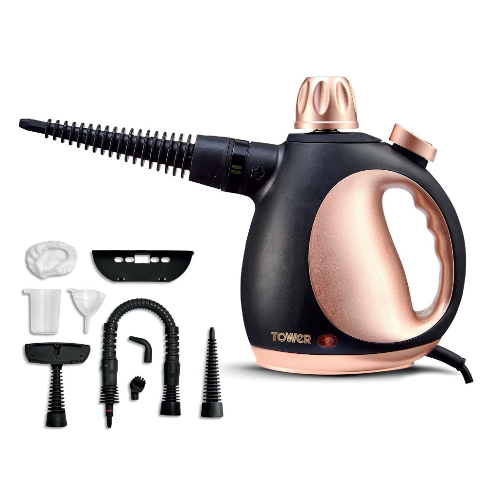 Tower THS10 Handheld Steam Cleaner – 1050W, 250ml