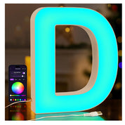 LED Letter D USB Colour Changing Night Light