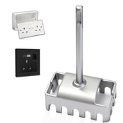 1 PCS Square Hole Cutter for Electrical Box (19.0×8.6×4.5 cm), Concrete High-Strength SDS Plus Square Hole Punch, Hole Bit Applicable to Brick, Concrete, Cement