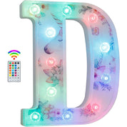 Unicorn LED Letter Light D Colour Changing