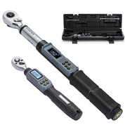 Digital Torque Wrench Set 1/4" & 1/2" Adjustable with LED