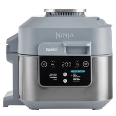 Speedi 10-in-1 Rapid Cooker Air Fryer & Multi Cooker 5.7L – Steam, Grill, Roast, Bake & More – 4 Portions – Sea Salt Grey – UK
