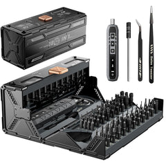 JAKEMY 180 in 1 Ratchet Screwdriver Multibit Precision Screwdriver Set Electronic Repair Tool Kit in Case Professional for DIY, PC, Phone, Laptop, Computer, Ring Doorbell, Xbox, Watch, Eyeglasses