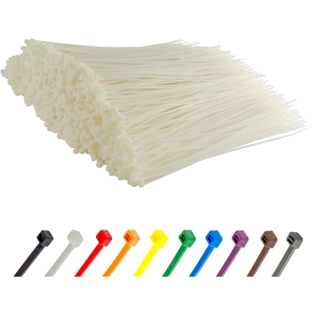Gocableties White Nylon Cable Ties 300mm x 3.6mm – 1000 Pack