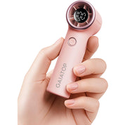 gaiatop Mini Portable Handheld Fan, 4000mAh [15h Max Cooling] Personal Turbo Fans Pocket Size, 1-100 Adjustable Small Hand Fan Desk fan, Outdoor Holiday Travel Essentials for Women, Summer Gifts, Pink