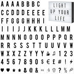 104pcs LED Cinema Light Box Letters Numbers & Symbols – 65x35mm