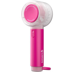 Airmate Portable Mini Turbo Handheld Fan, USB Fans Rechargeable Battery Powered, Electric Turbo Fans, 5 Speeds, Desktop Personal Adjustment Fan with Buckle for Cooling Travel, Camping, Home Office