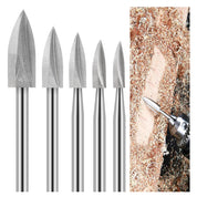 Dremel Rotary Tool Wood Carving Bits 5PCS 1/8” Shank