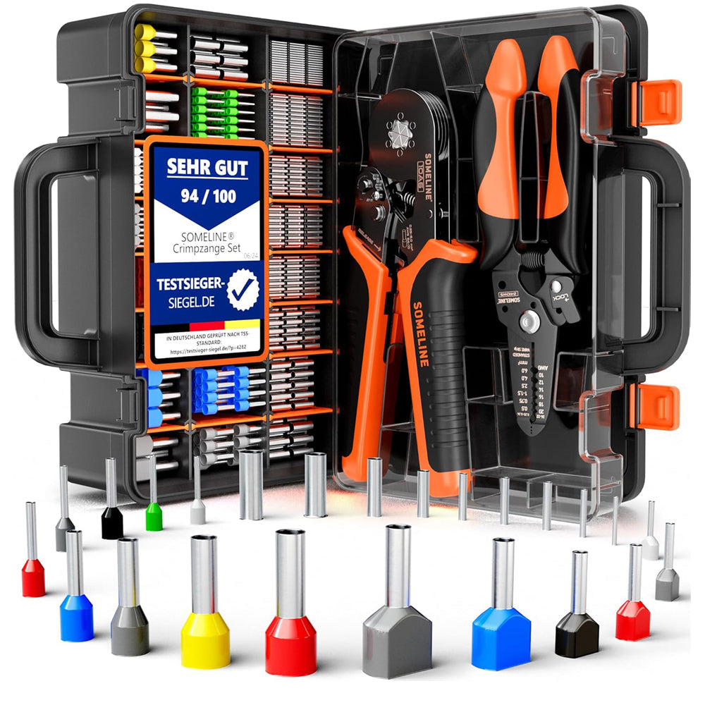 Hexagonal Ferrule Crimping Tool Kit 24 Sizes