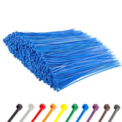 Gocableties Blue Cable Ties, 300mm x 3.6mm, Bulk Pack of 1000, 12” Premium Nylon Zip Ties, Multi-Purpose Plastic Tie Wraps, Secure Self-Locking Mechanism, for Home, Garden, Office and DIY