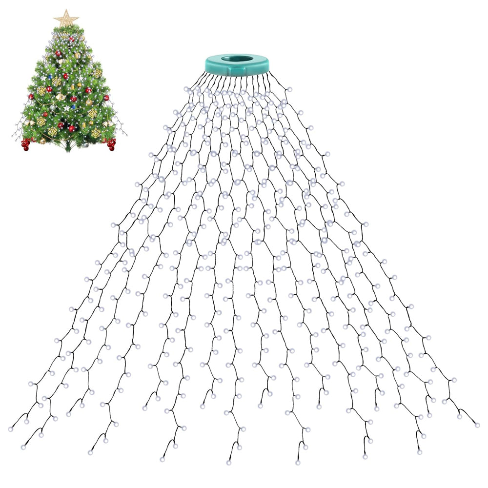 400 LED Christmas Tree Lights with 16 Strings and 8 Lighting Modes