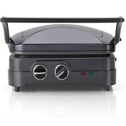 Grill & Griddle – Sandwich Toaster, Panini Press & Contact Grill – Non-Stick Removable Plates, Dishwasher Safe Health Grill, Less Oil – Midnight Grey