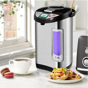 COSTWAY 5L Instant Hot Water Dispenser – 5 Temperature Settings, 3 Dispensing Methods, Rotating Base, Timer & Auto Shut-Off