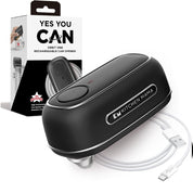 Kitchen Mama Orbit One Rechargeable Can Opener – Black, Hands-Free