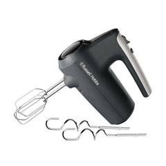 Russell Hobbs 27151 Hand Mixer – 5 Speeds + Turbo Mode, Matte Charcoal
