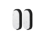 14W Black LED Oval Wall Lights