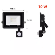 Outdoor LED Floodlight with PIR Motion Sensor, Waterproof Security Light for Garden, Garage, and Patio