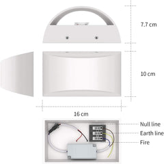 Warm white LED uplighter downlighter

