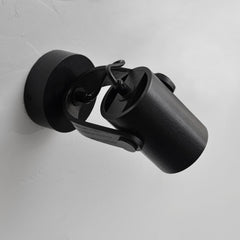 Wooden wall light black finish

