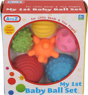 A to Z My First Baby Sensory Balls – Soft, Multi-Textured Developmental Toy Set