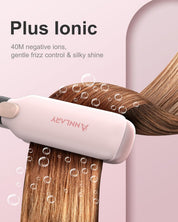 Infrared Ionic Hair Straightener – 1.75” Ceramic Flat Iron with Vibration & LCD Control