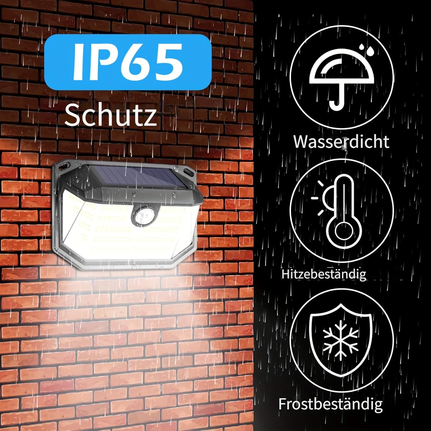 LED Solar Wall Lights 2 Pack