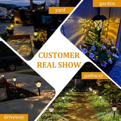 cone shaped outdoor solar garden lights

