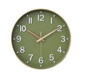 12-Inch Silent Wall Clock – Non-Ticking, Easy Read for Living Room, Bedroom & Kitchen
