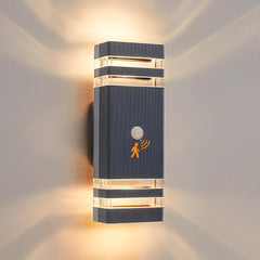 dual light outdoor LED wall lamp

