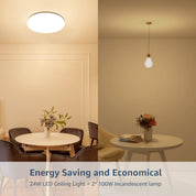 24W energy saving led flush ceiling light