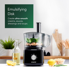 Emperial 8-in-1 Food Processor & Blender – 2L Bowl, 1.8L Jug, Juicer, Slicer & More