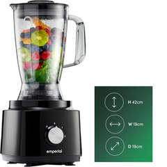 Emperial 8-in-1 Food Processor & Blender – 2L Bowl, 1.8L Jug, Juicer, Slicer & More