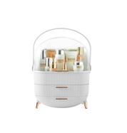 3-Layer Cosmetic Makeup Organizer Box – Vanity Beauty Storage Holder for Skincare & Accessories
