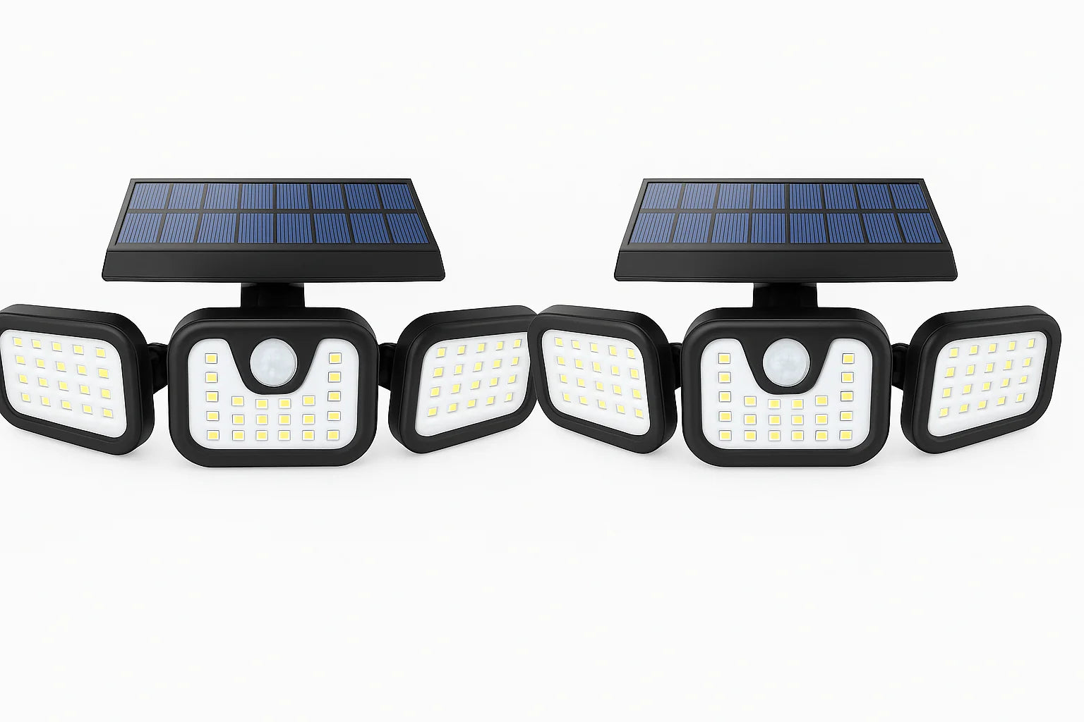 Outdoor Solar Lights, 74LED Ultra-Bright Motion Sensor Outdoor Lights, 3 Lighting Modes, 270° Wide-Angle Illumination, 3-Sided Solar Security Flood Lights, Ideal for Garages, Yards, and Patios
