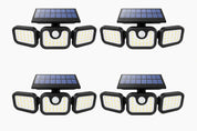 Outdoor Solar Lights, 74LED Ultra-Bright Motion Sensor Outdoor Lights, 3 Lighting Modes, 270° Wide-Angle Illumination, 3-Sided Solar Security Flood Lights, Ideal for Garages, Yards, and Patios