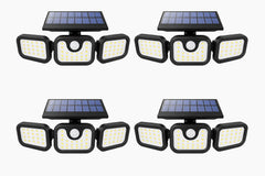 3 Head Solar Security Light Outdoor LED Motion Sensor Waterproof Wall Lamp