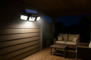 Outdoor Solar Lights, 74LED Ultra-Bright Motion Sensor Outdoor Lights, 3 Lighting Modes, 270° Wide-Angle Illumination, 3-Sided Solar Security Flood Lights, Ideal for Garages, Yards, and Patios