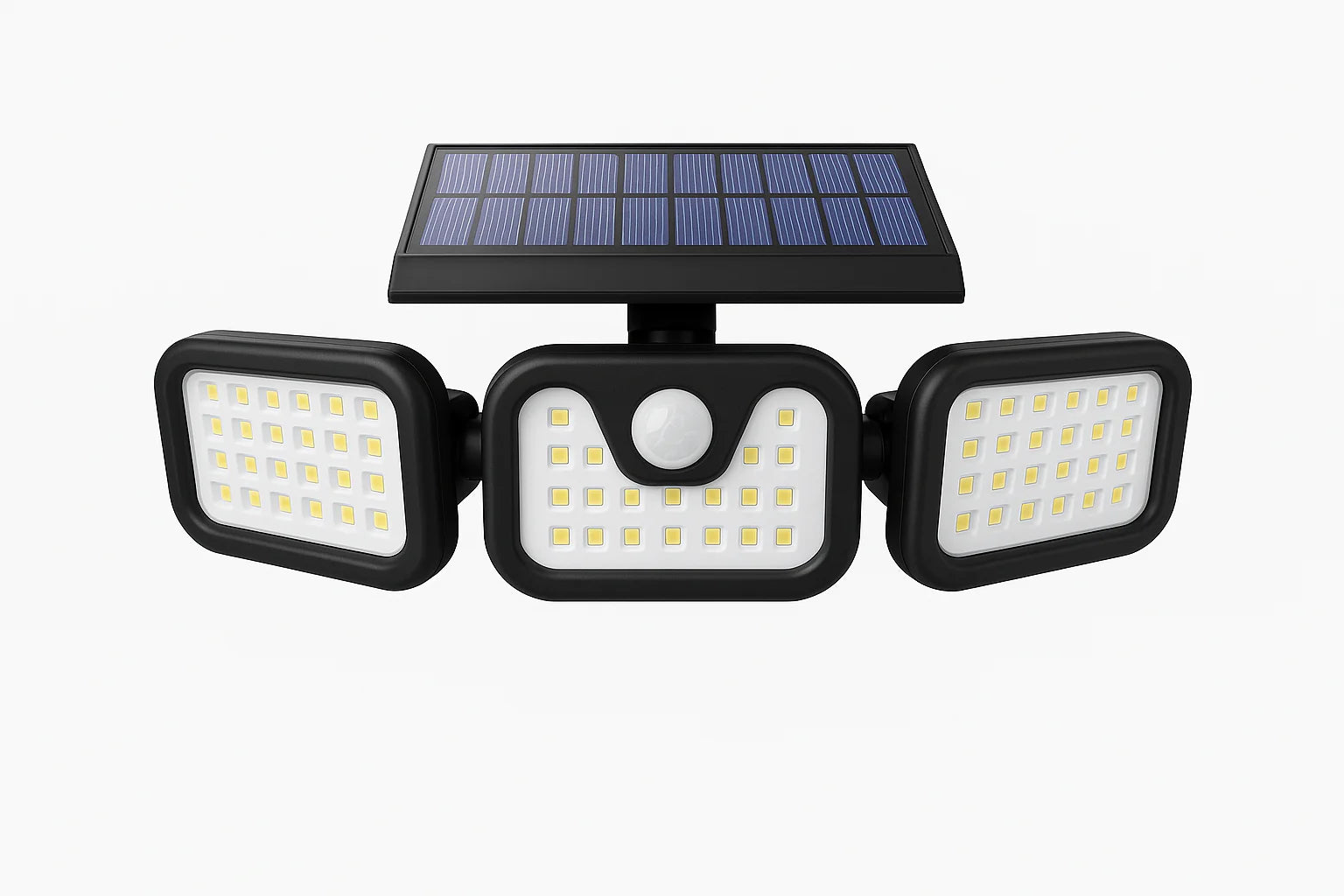 Outdoor Solar Lights, 74LED Ultra-Bright Motion Sensor Outdoor Lights, 3 Lighting Modes, 270° Wide-Angle Illumination, 3-Sided Solar Security Flood Lights, Ideal for Garages, Yards, and Patios
