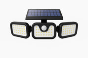 Outdoor Solar Lights, 74LED Ultra-Bright Motion Sensor Outdoor Lights, 3 Lighting Modes, 270° Wide-Angle Illumination, 3-Sided Solar Security Flood Lights, Ideal for Garages, Yards, and Patios
