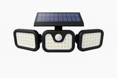 3 Head Solar Security Light Outdoor LED Motion Sensor Waterproof Wall Lamp