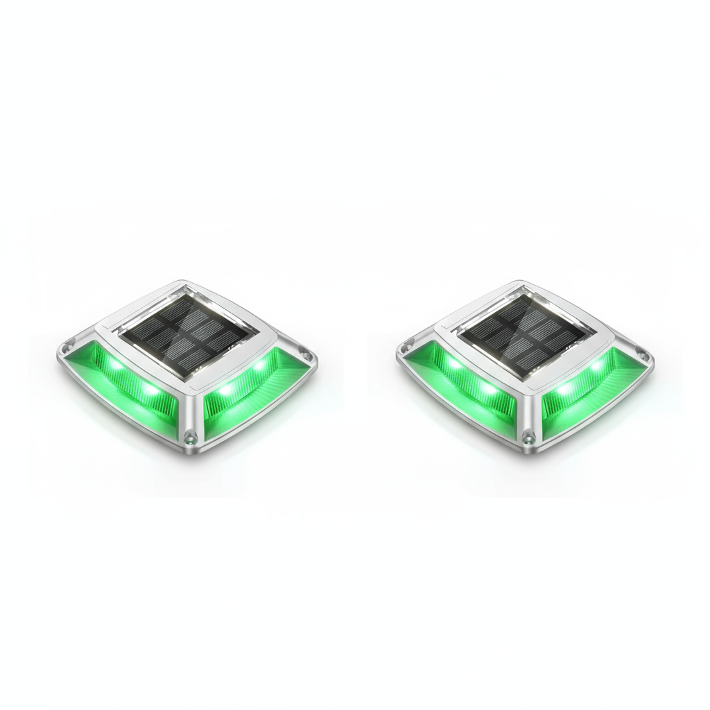 LED Solar Deck Lights Outdoor Waterproof Garden Step & Pathway Lamps