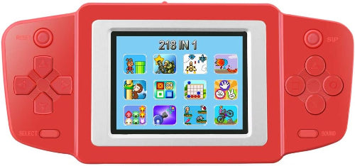 Handheld Game Console for Kids – 218 Built-in 8-Bit Retro Games, 2.5" Screen, Portable Gift