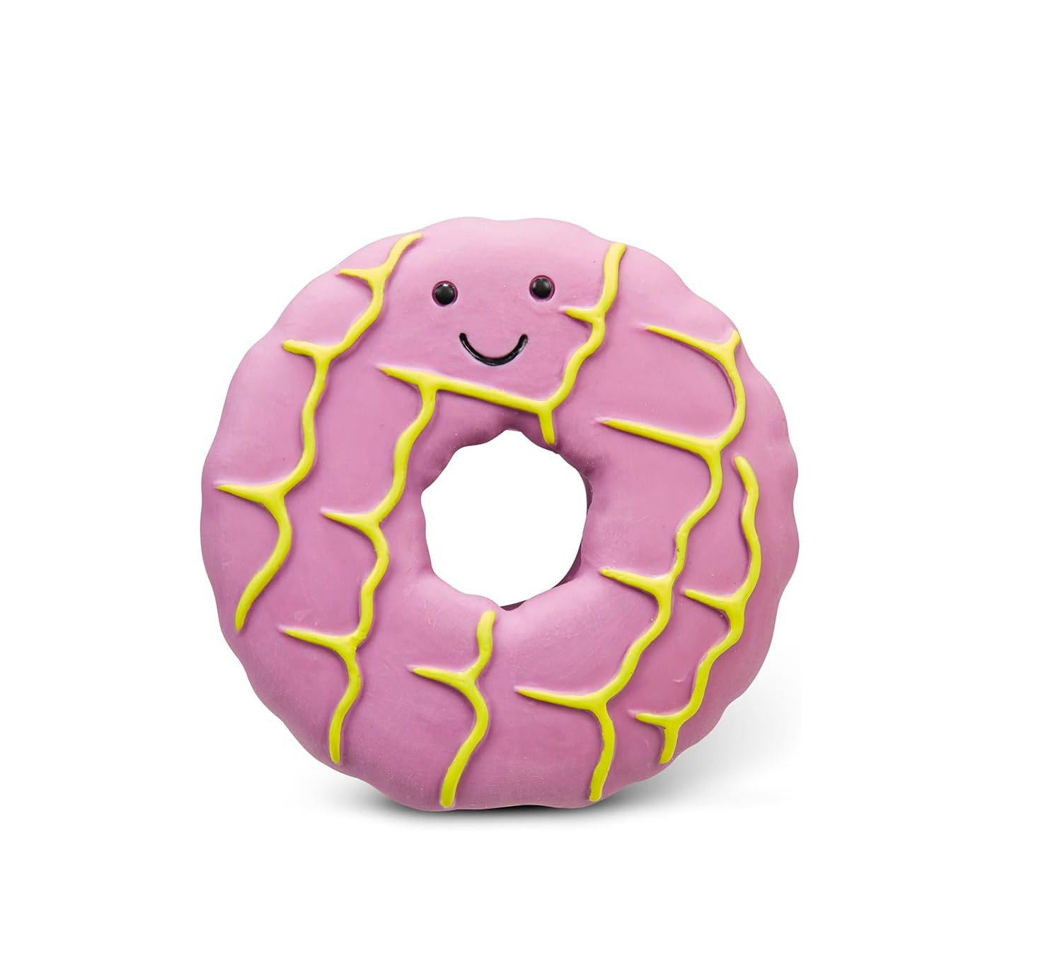 Iced Ring Biscuit Dog Toy – Durable Latex Chew Toy for Fun, Fetch & Interactive Play