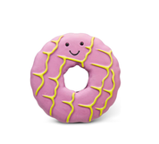 Iced Ring Biscuit Dog Toy – Durable Latex Chew Toy for Fun, Fetch & Interactive Play