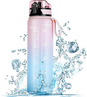 1L Sports Water Bottle – Leakproof BPA-Free Tritan Plastic Drinking Bottle for Gym, Outdoor & Daily Use