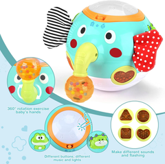 Walking Elephant Baby Toy – Musical Crawling & Sensory Toy for 6–12M, Ideal Gift for 1 Year Old Boys & Girls