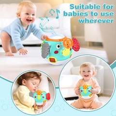 Walking Elephant Baby Toy – Musical Crawling & Sensory Toy for 6–12M, Ideal Gift for 1 Year Old Boys & Girls