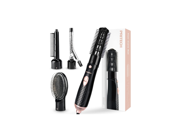 Hair Dryer Brush – 4-in-1 Hot Air Styler, Lightweight Blow Dry Brush for Short Hair