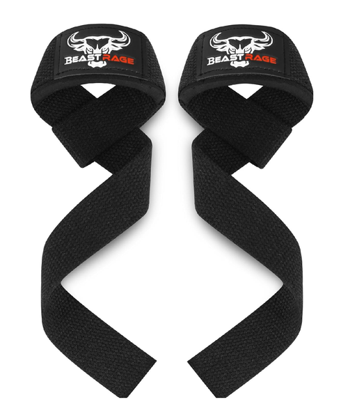 Weight Lifting Straps – Padded Cotton Gel Wrist Support for Gym, Deadlift & Powerlifting