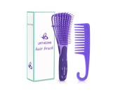Detangle Hair Brush – Nylon Bristle Detangler for Afro, Curly, Coily & Wavy Hair